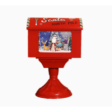 Коледна декоративна музикална пощенска кутия