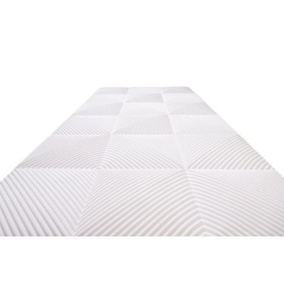 3D Стенен панел 120*60*2.5см, E009, външен и вътрешен монтаж, бял