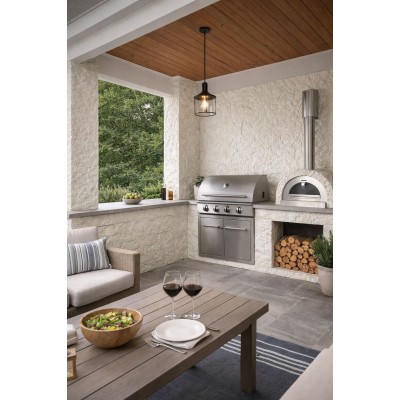 Декоративен панел за стени PU камък G005, 60*120*1.8см, бял