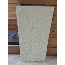 Декоративен панел за стени PU камък G005, 60*120*1.8см, бял