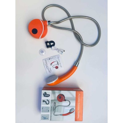 Преносим къмпинг душ с електрическа помпа, акумулаторна батерия Преносим къмпинг душ с електрическа помпа, акумулаторна батерия