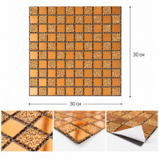 Златна стъклена мозайка Gold, 30*30см