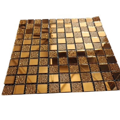 Златна стъклена мозайка Gold, 30*30см