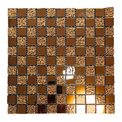 Златна стъклена мозайка Gold, 30*30см
