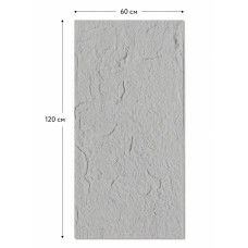 Декоративен панел за стени PU камък G005, 60*120*1.8см, Cement Grey
