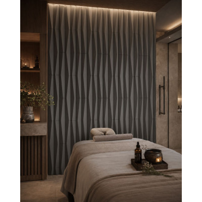3D Стенен панел 120*60*2.5см, E004, Elegant Black 3D Стенен панел 120*60*2.5см, E004, Elegant Black