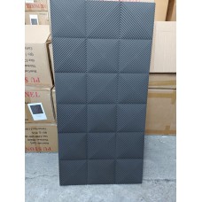 3D Стенен панел 120*60*2.5см, E009, външен и вътрешен монтаж, Elegant Black