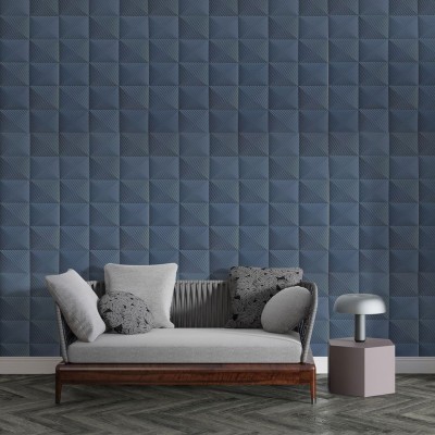 3D Стенен панел 120*60*2.5см, E009, външен и вътрешен монтаж, Elegant Black