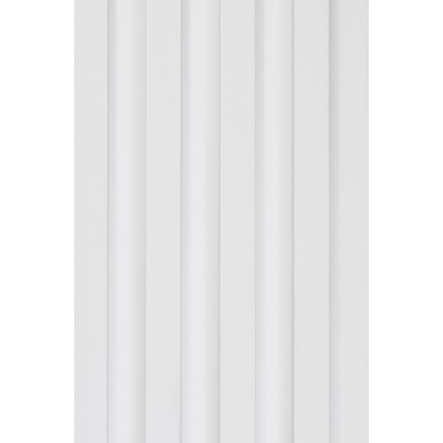3D декоративен панел, 260х16см, WPC4, 100-372A05, БЯЛ