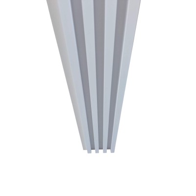 3D декоративен панел, 260х20см, WPC4, 100-372A05, БЯЛ