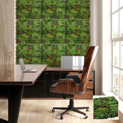 Декоративно изкуствено пано с растения Phoenix Tail - E004 | 100 х 100 см|стени|тавани Декоративно изкуствено пано с растения Phoenix Tail - E004 | 100 х 100 см|стени|тавани