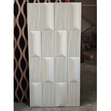 Декоративен панел PU Камък E013|120 x 60см|23мм|Бял