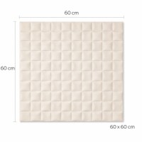 Пано за стена 3D XY-101|60 х 60см *7мм|Велур|самозалепване|беж