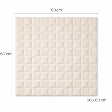 Пано за стена 3D XY-101|60 х 60см *7мм|Велур|самозалепване|беж