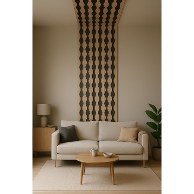 Акустичен панел мдф и филц J2427| 270*60см| декор и звукоизолация