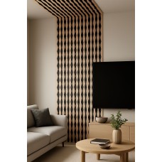 Акустичен панел мдф и филц J2427| 270*60см| декор и звукоизолация