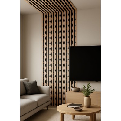 Акустичен панел мдф и филц J2427| 270*60см| декор и звукоизолация