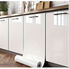 Самозалепващо PVC фолио бял гланц|3м*60см