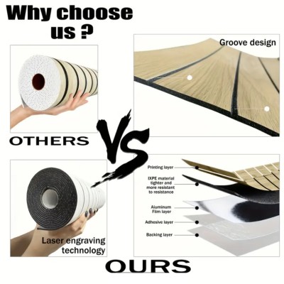 Ролков тапет винил QD-DK |3м*60см*3мм|5 слоя|самозалепване Ролков тапет винил QD-DK |3м*60см*3мм|5 слоя|самозалепване