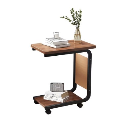 Помощна маса Мира BJ-4, два плота, джоб за съхранение, мобилна, 45*30*65см