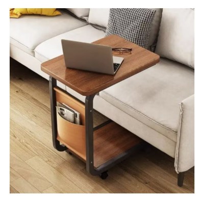 Помощна маса Мира BJ-4, два плота, джоб за съхранение, мобилна, 45*30*65см