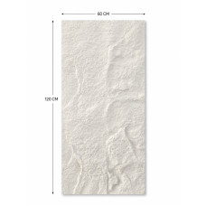 Декоративен панел 3D камък A009 , 60*120*3см, Hanyu White, PU