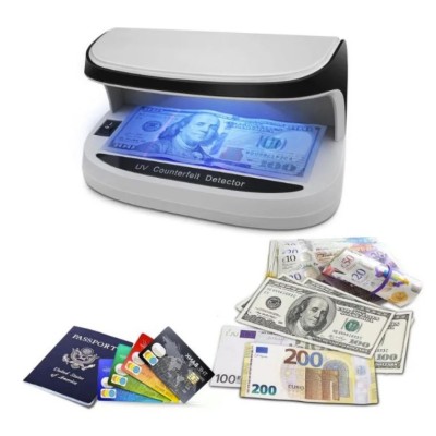 UV детектор за фалшиви банкноти AL-09| преносим| презареждаема батерия