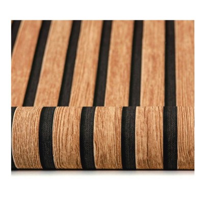 Ролков тапет 3D вертикални летви Норда UGG234001, 10м*53см, самозалепващ, дъб