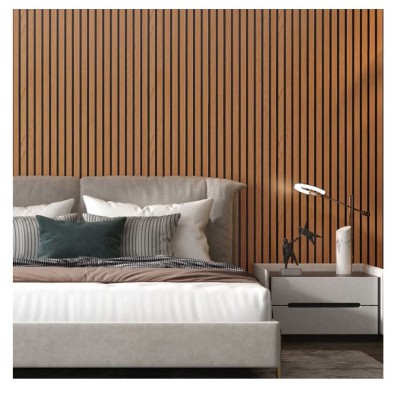 Ролков тапет 3D вертикални летви Норда UGG234001, 10м*53см, самозалепващ, дъб