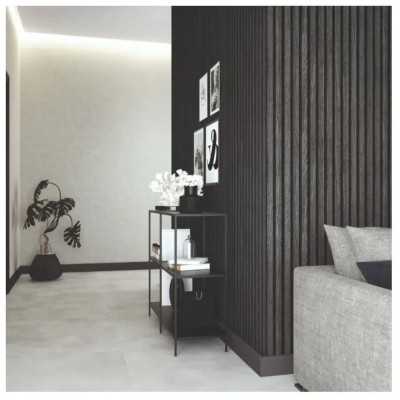 Ролков тапет 3D вертикални летви Сканди UGG234005 , 10м*53см, самозалепващ, сив цвят