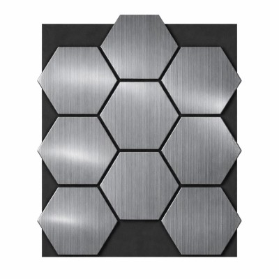 Акустичен панел пчелна пита, Сив дъб, 665/ 815/18мм