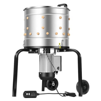 Машина за скубане на пилета, мобилна, 40см барабан