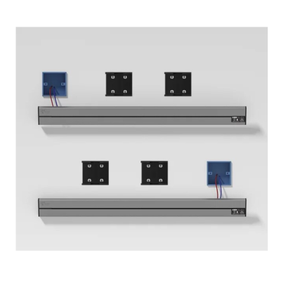 Модулен релсов контакт 80см,Led мобилни ключове, USB A+C, 8000W, сив цвят Модулен релсов контакт 80см,Led мобилни ключове, USB A+C, 8000W, сив цвят