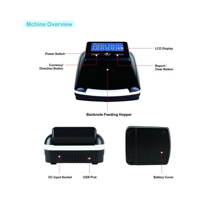 Детектор за фалшиви банкноти AL-130A
