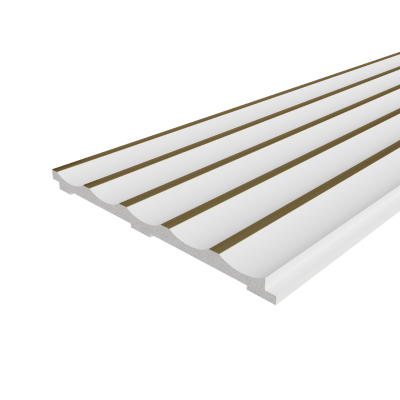 Декоративни стенни PS панели M04-001 |290*15см|бяло-златно