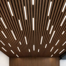 3D декоративни панели за таван, 290х4х4.5см, WPC4, орех