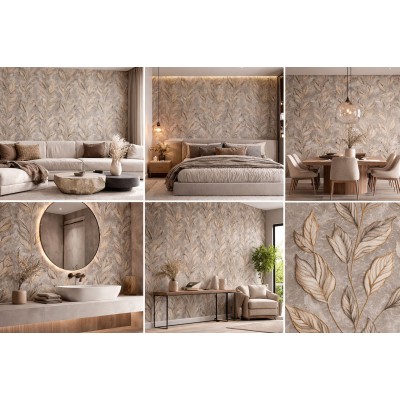 Мраморен 3D самозалепващ ролков панел TJ-283, 3м*1.2м