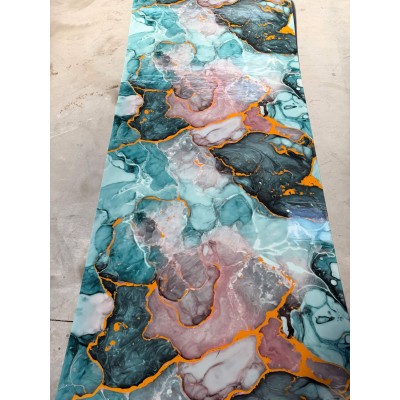 Мраморен 3D самозалепващ ролков панел 90654D1, 3м*1.2м