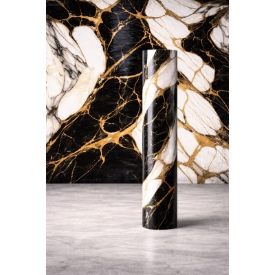 Мраморен 3D самозалепващ ролков панел LJ6606, 3м*1.2м