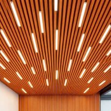 3D декоративни панели за таван Меден дъб 70-1A15, 290х4см, WPC