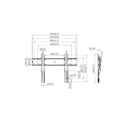 Стойка за телевизор Vogel’s PFW6810 до 80"
