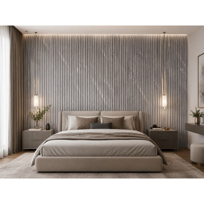 3D декоративни панели, 260х16см, WPC4, Bright Light Marble 027-202