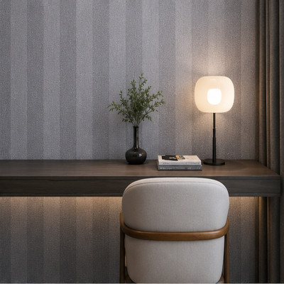 Самозалепващ 3D pvc стенен панел CC2002| Травертин Cement Grey| 300x60см ролков