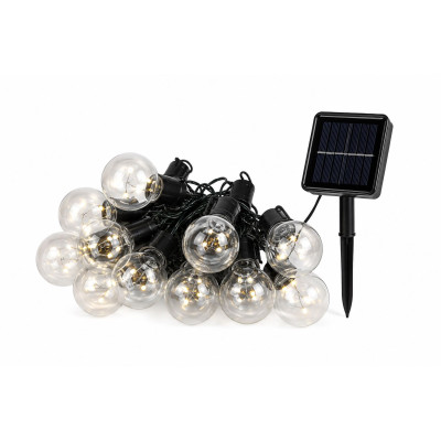 Соларни ретро led крушки 10 броя|3.8м кабел|различни режими на светене Соларни ретро led крушки 10 броя|3.8м кабел|различни режими на светене