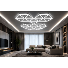 LED Хексагонално осветление AR-HGL-0036F – 6500K, 830*950 мм