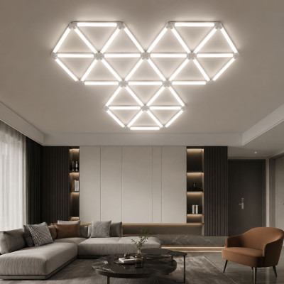 LED Хексагонално осветление AR-HGL-0036F – 6500K, 830*950 мм