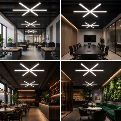 LED линейно осветление AR-HGL-0006X – 6500K, 830*950 мм LED линейно осветление AR-HGL-0006X – 6500K, 830*950 мм