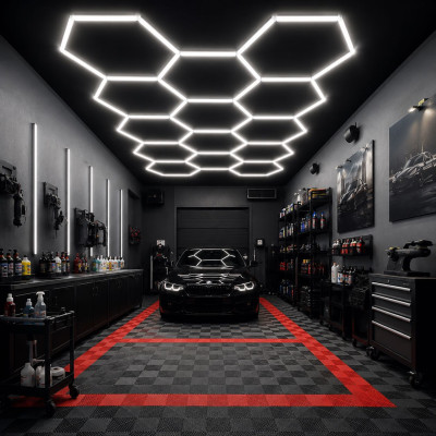 LED Хексагонално осветление AR-HGL-0057 – 6500K, 2444*4236 мм