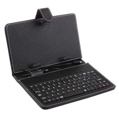 Универсален кожен калъф за Таблет 10" или 7 инча с QWERTY клавиатура